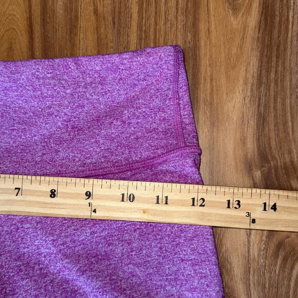 Lululemon Womens Cropped Leggings Purple Size 2 Pull On - Picture 3 of 5